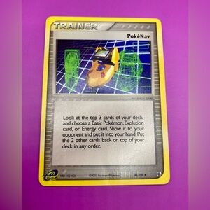POKÉMON POKENAV TRAINER CARD; 88/109; Rare; Perfect Condition.